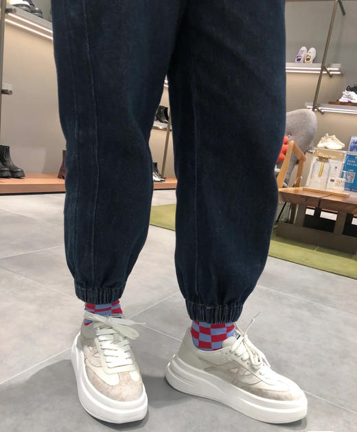 THS 3.23-限时 AS家 情侣款厚底休闲鞋 牛皮/反绒圆润运动鞋 2色  QZ080 商品图2