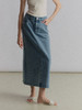 VC｜SS24114 Peona long jeans skirt [ 牛仔半身裙 蓝 ] 商品缩略图0
