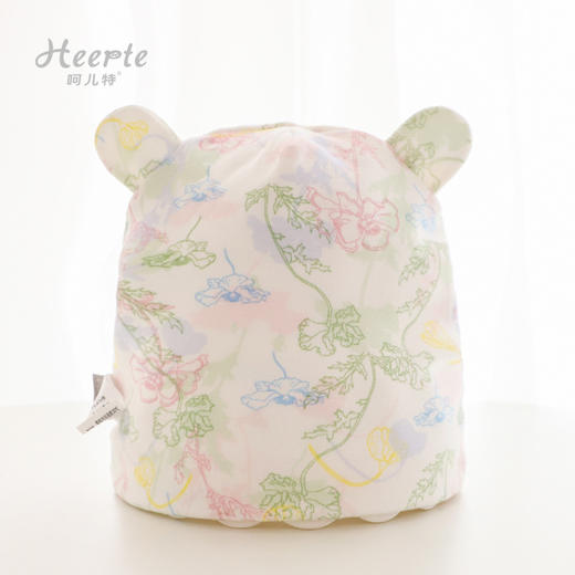 【可爱宝宝，户外出行帽！】胎帽婴儿帽子棉质新生儿帽子，初生儿婴儿帽子护囟门春秋双层四季款-lm！ 商品图7