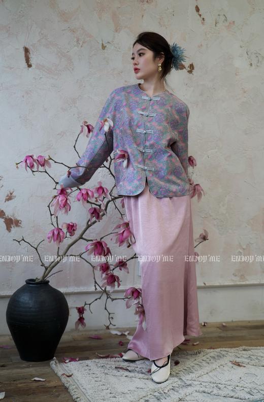 【门店同款】ENJOY春季云敛-琉璃玉面花纹半裙 157101926 商品图0