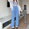 【锦纶冰丝防晒裤女 裤子夏新款女装】显瘦休闲裤 拖地垂感直筒阔腿裤 商品缩略图7