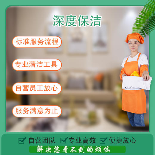 【常州家政】常州绿郡花园专享 深度保洁 公寓三户型深度保洁 预约上门时间填写48小时后，24小时内工作人员与您联系czoy 商品图1