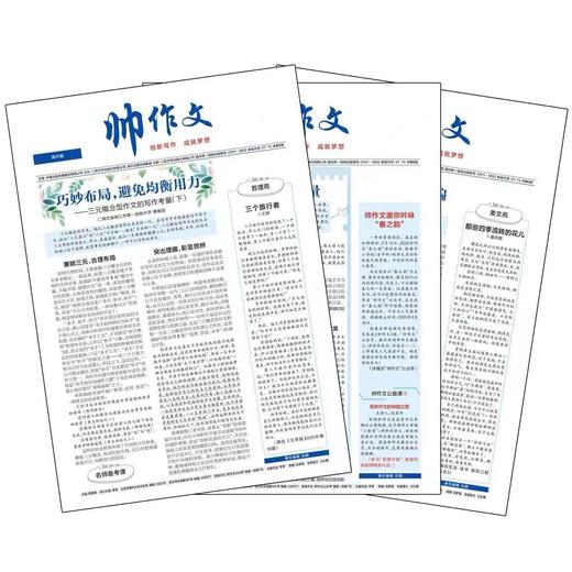 欢迎订阅全年《帅作文》精印版 武汉中心城区周报征订 商品图3