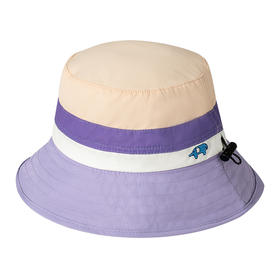 shukiku 儿童防晒渔夫帽-紫色小象 L码