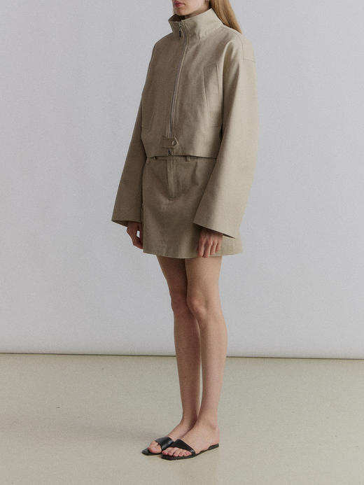 VC｜SS24074 Esha skirt with pocket [ 半身裙  卡其 / 黑 ] 商品图10