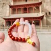 售完不补 |【敦煌红石麦穗手串】敦煌福泽小众轻奢手串 中式国风串珠手串 送老婆（红纹石表面的裂纹属正常现象，介意勿拍） 商品缩略图3