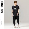 PINLI品立2024春季新款纯棉体恤印花短袖T恤男士上衣BG231111017 商品缩略图1