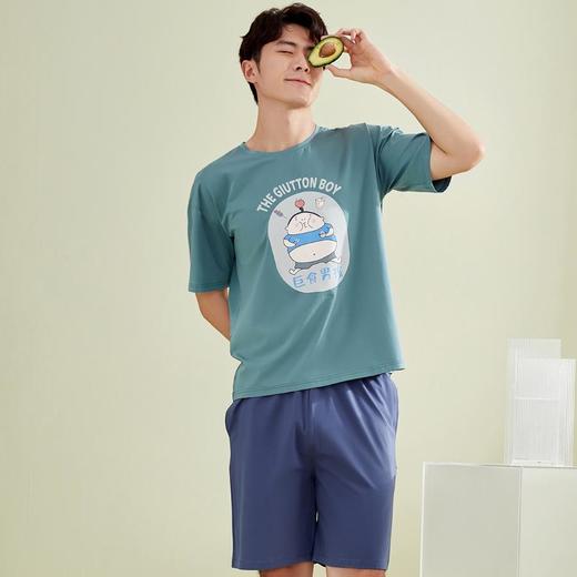 3部顶瓜瓜巨食男孩短袖家居服套装DJJMX-ANW22209 商品图4