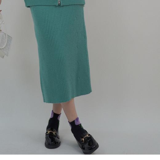 两三事显瘦半身裙裙子气质时尚宽松宽松中长款秋冬百搭复古冬季 商品图0