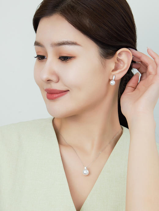 【黑科技】 耳夹黑科技挚雅 k白-可拆卸珍珠耳夹 商品图4