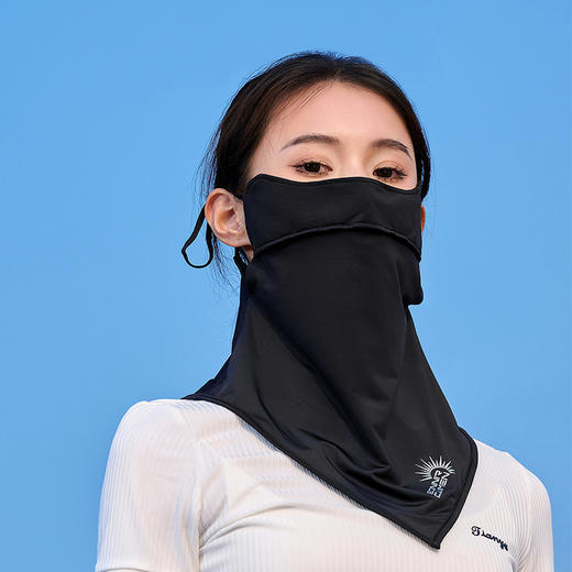 【升级护眼角防晒口罩护颈 夏防紫外线薄款】透气遮脸遮阳面纱 防晒面罩 商品图10