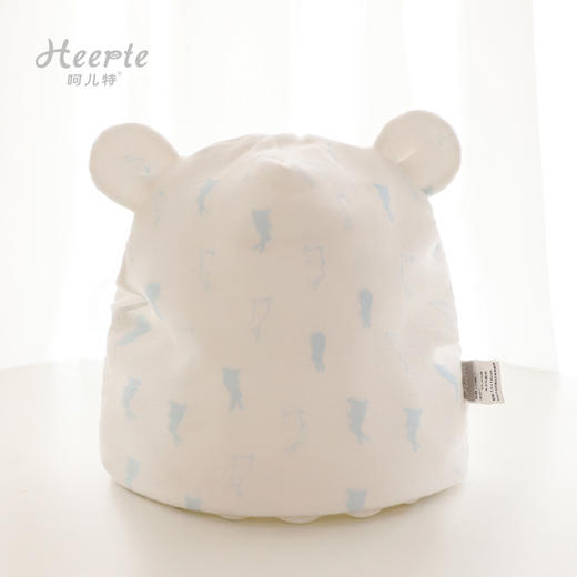 【可爱宝宝，户外出行帽！】胎帽婴儿帽子棉质新生儿帽子，初生儿婴儿帽子护囟门春秋双层四季款-lm！ 商品图8