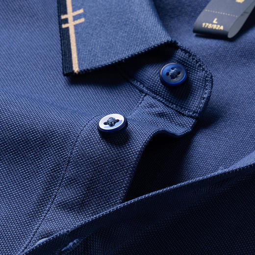 罗蒙男士夏季商务男士t恤短袖polo衫舒适男polo衫短袖 商品图5