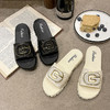 【时尚不凡，舒适百搭】2024夏季新款凉拖鞋！高颜值的ins风，韩国的一字平底设计，时尚又舒适，让你远离脚臭、脚汗的烦恼。享受舒爽的时尚！ 商品缩略图3