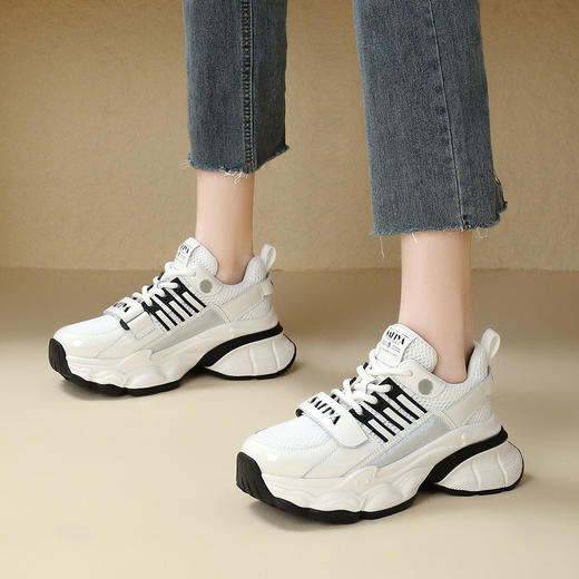 品质好货 | Safiya/索菲娅2024新款春季百搭厚底运动休闲老爹鞋 SF41112729 商品图3