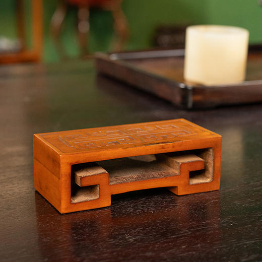 清 竹簧回纹墨床 商品图1