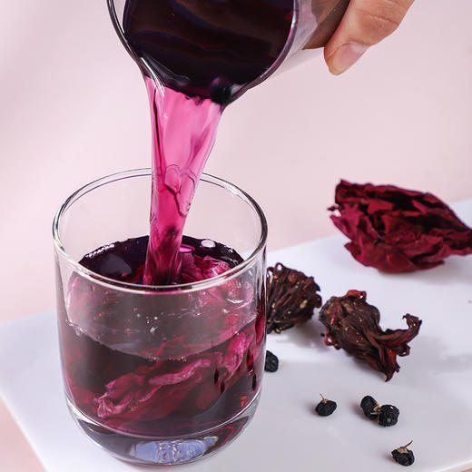 黑枸杞洛神花玫瑰茶 108g（内含8包） 商品图4