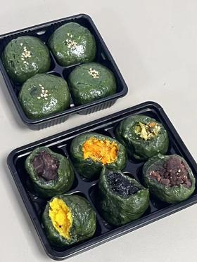 【顺丰包邮】野生艾草熬汁，真青团70g/个（6枚为一盒），多重新式味道等你打开基地直邮