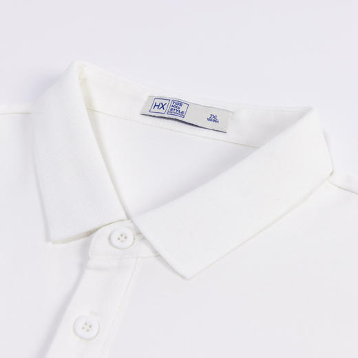 【断码清仓】HX 夏季翻领短袖T恤S102422989101/02POLO杉 商品图4