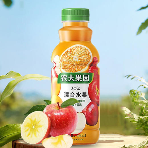 【百】农夫果园30%混合水果450ml 商品图0
