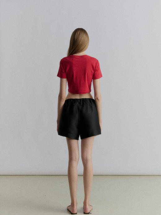 VC｜SS24045 Karys cropped Tshirt [ 短袖上衣 黑 / 白  / 红 ] 商品图6