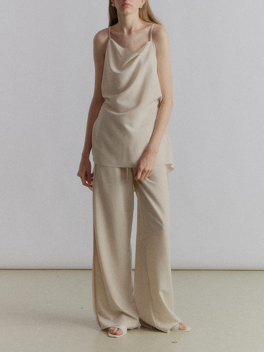 VC｜SS24072 Esha wide leg trousers [ 长裤 深蓝 / 米 ] 商品图1