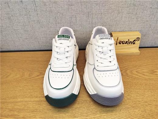 豪行春季新款22186916真皮时尚运动休闲中跟女鞋单鞋专柜正品 商品图1