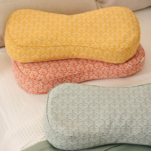 心形花束系列曲线枕荞麦壳枕头护颈椎病荞麦皮睡眠四季 商品图2