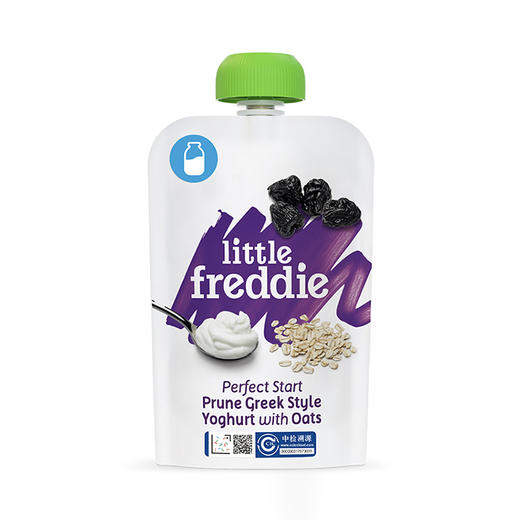 Little Freddie 小皮燕麦发酵乳西梅泥（新）100g 商品图0
