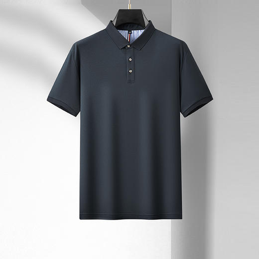 【新款DDA】大依优型大码短袖Polo衫翻领加肥加大男士大号弹力透气舒适夏季半袖透气 商品图0