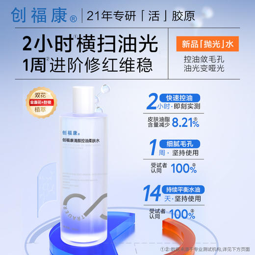 【双旦礼遇季|可用券】创福康 清颜控油柔肤水 500ml 商品图6