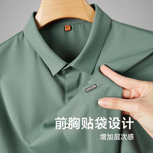 【冰丝高弹】【新款DDP】大依优型大码短袖衬衫加肥加大男士大号弹力透气舒适夏季半袖透气 商品图2