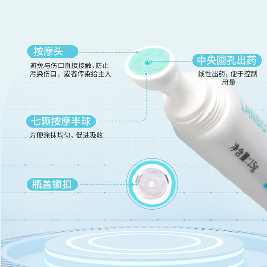 lanboto舒肤药膏复方酮康唑软膏猫癣湿疹狗真菌皮肤病治疗通用 商品图1