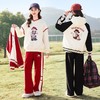 女童春装套装2024新款儿童洋气时髦女孩春秋款运动休闲春季三件套 商品缩略图1