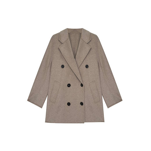 N°28 “短款100%山羊绒”秋冬款设计师毛呢外套8352D865 商品图1