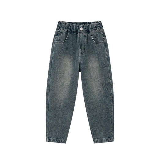 【团购价59.9】多多家儿童裤子春秋季男童牛仔裤潮酷炸街2024新款帅气中大童长裤9086 商品图3