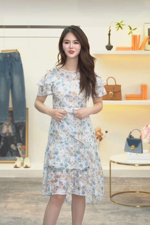 【偏小，拍大一码】 臣禾 碎花连衣裙9212024076  商品图2