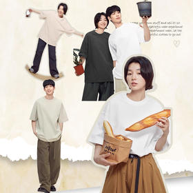 <曾小咸推荐> 300克新疆棉纯棉无性别短袖