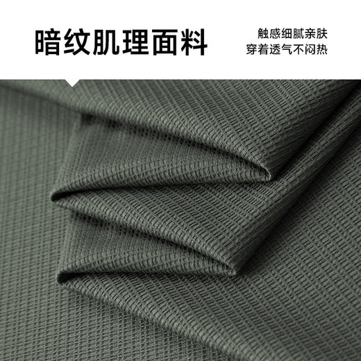 【小V领】【新款DDP】大依优型大码短袖T恤圆领加肥加大男士大号弹力透气舒适夏季半袖透气中式 商品图3