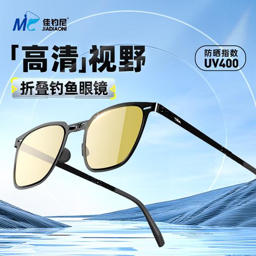 佳钓尼折叠垂钓眼镜偏光镜增晰男士超轻变色眼镜 商品图0