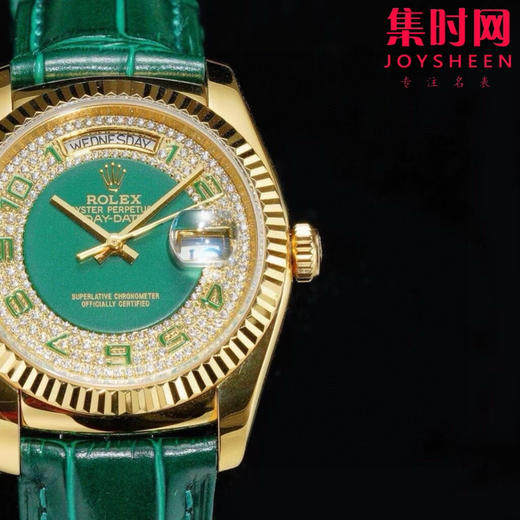 劳力士 ROLEX 星期日历型满天星 日志36系列
闪闪发光的劳来了！男士腕表 商品图1