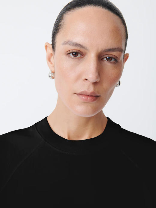 Studio Nicholson  白色/黑色NELSON插肩袖短袖T恤 商品图10