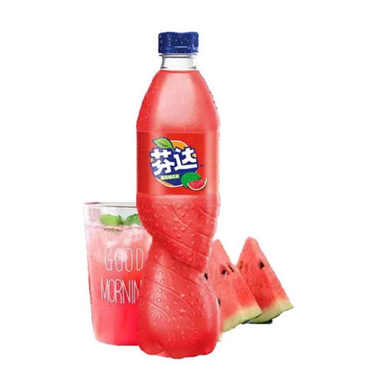 【百】芬达西瓜味汽水塑料瓶 500ml 商品图3