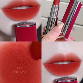 纪梵希口红红丝绒n34