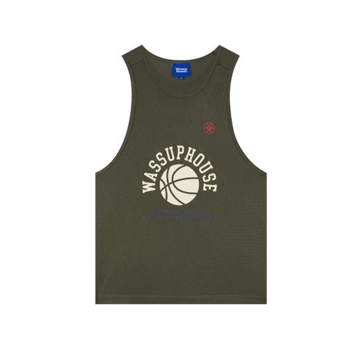 WassupHouse 篮球印花网眼背心 商品图6