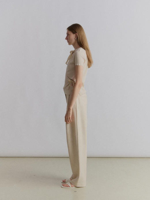 VC｜SS24094 Karys flap trousers [ 长裤 黑 / 燕麦 ] 商品图6