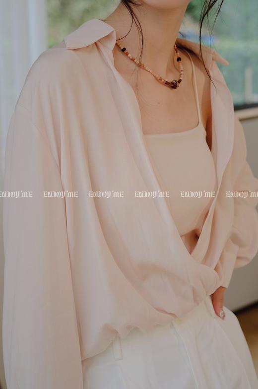 【门店同款】ENJOY春季韩系天丝假两件上衣 156996174 商品图4