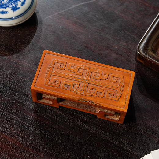 清 竹簧回纹墨床 商品图3