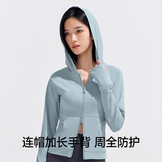 2024新款VVC零感系列天后防晒衣女款显腰细外套防紫外线夏季冰丝透气防晒服VGA4S258 商品图3