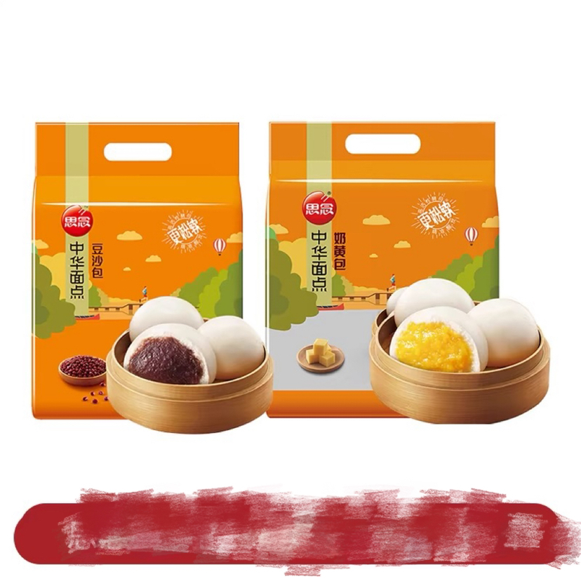 思念牌豆沙/奶黄包